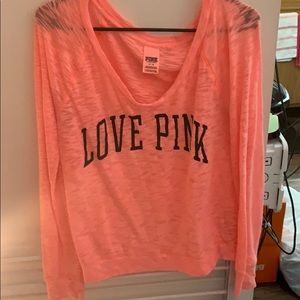 Love Pink long sleeve shirt size medium